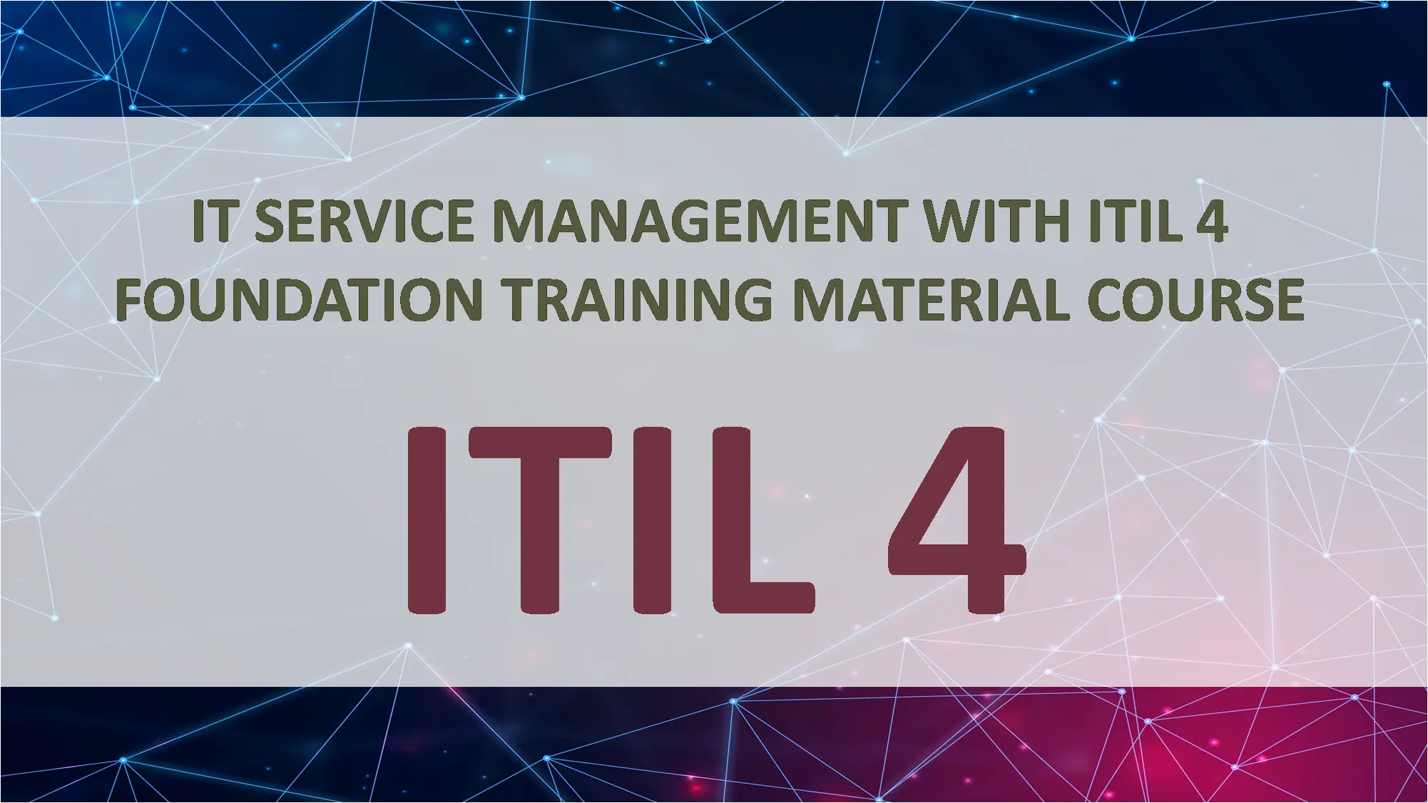 ITIL v4 Foundation Slides Presentation